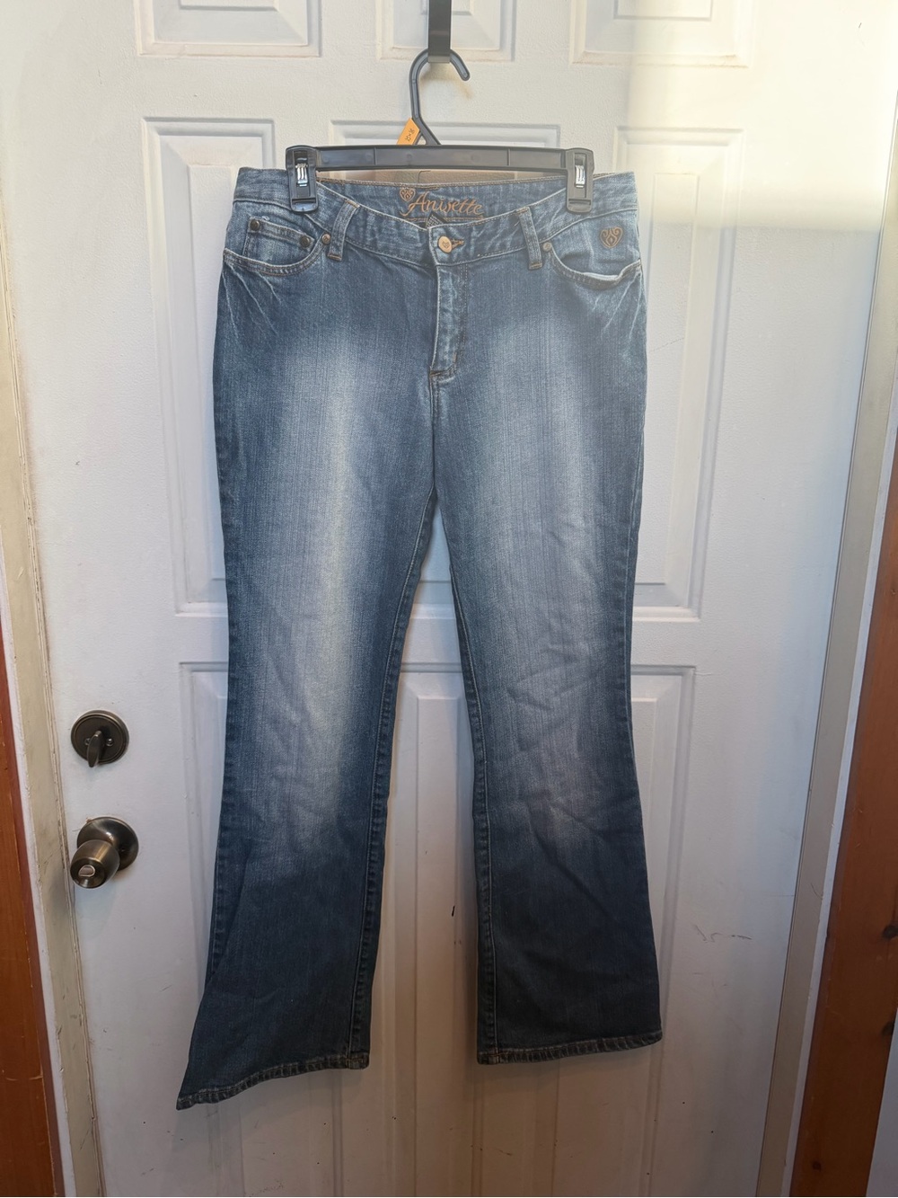 Anisette Flare Jeans — Medium Blue Wash